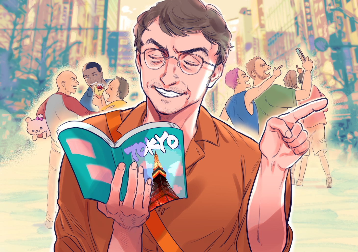 「シャイニー・シュリンプス！世界に羽ばたけ」より、ダヨオの描き下ろしイラスト。