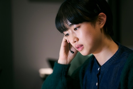 「PLAN 75」より、河合優実。(c)2022『PLAN 75』製作委員会/Urban Factory/Fusee