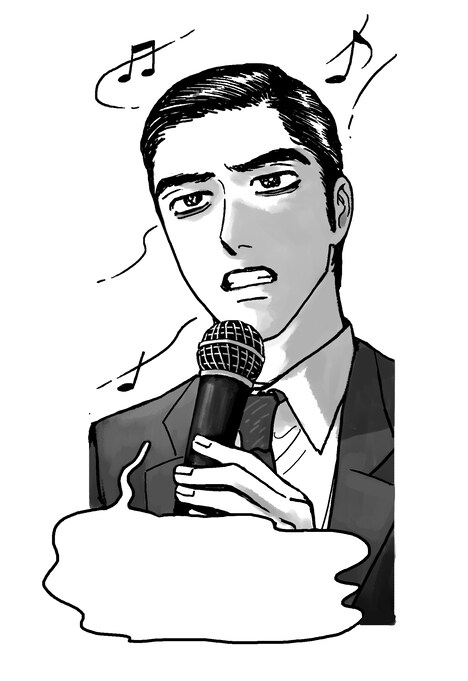 マンガ「カラオケ行こ!」の成田狂児。