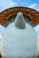 ジブリパーク「どんどこ森」より木製遊具「どんどこ堂」。