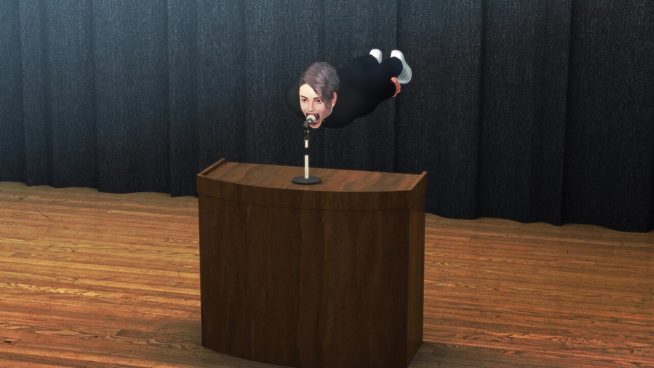 「カメの甲羅はあばら骨」より、サメ津サメ成。