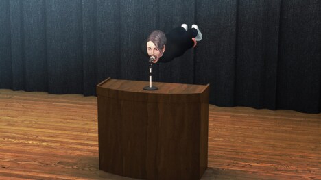 「カメの甲羅はあばら骨」より、サメ津サメ成。