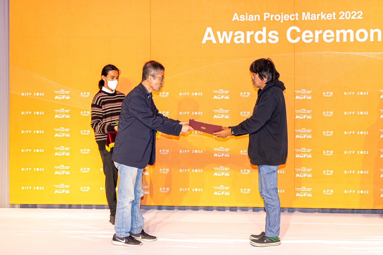 「Asian Project Market（APM）2022」授賞式の様子。