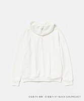「BLACK SUN ECLIPSE フーディ」より、ホワイト（税込2万7500円）。