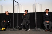 左から金允洙、行定勲、児玉隆志。