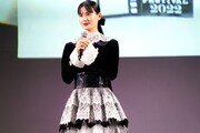 第35回東京国際映画祭オープニングセレモニーにて、橋本愛。