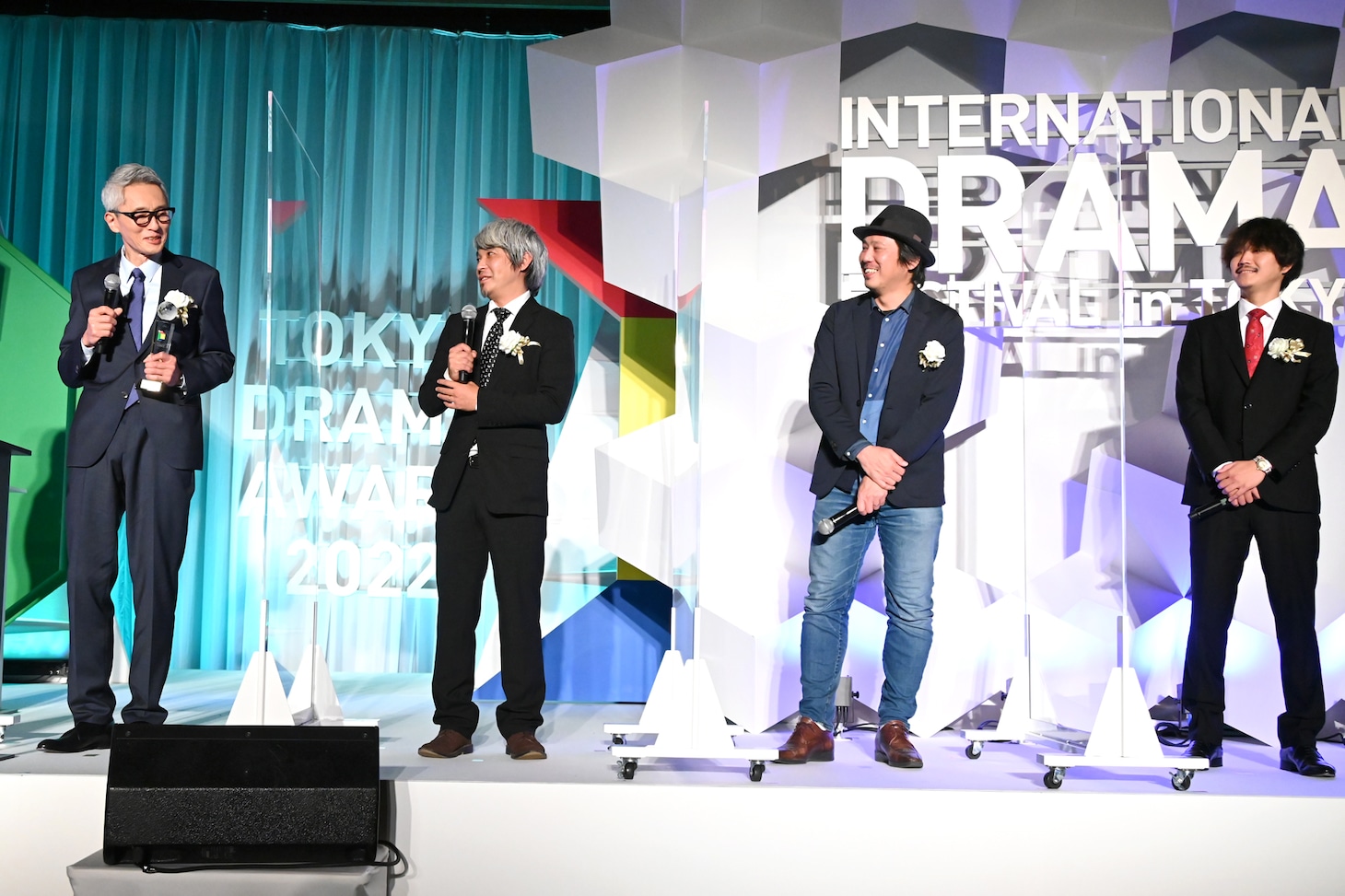 東京ドラマアウォード2022 授賞式の様子。