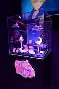 「美少女戦士セーラームーン」アイテムの展示。