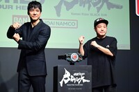 左から西島秀俊、白石和彌。