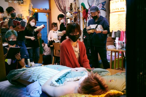 「もっと超越した所へ。」メイキング写真