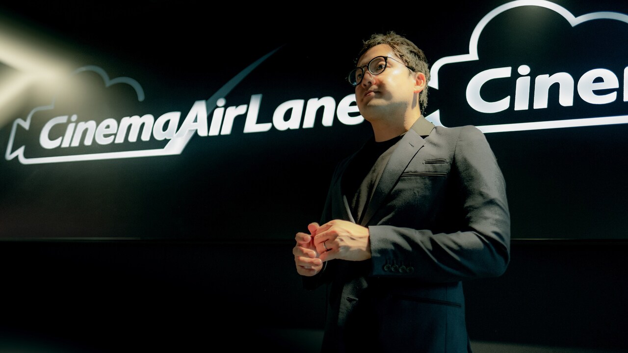 CinemaAirLane Inc.を設立した和田有啓。