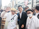左からDARTHREIDER、泉健太、プチ鹿島。