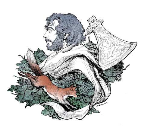 たけもとあかるによる描き下ろしイラスト。