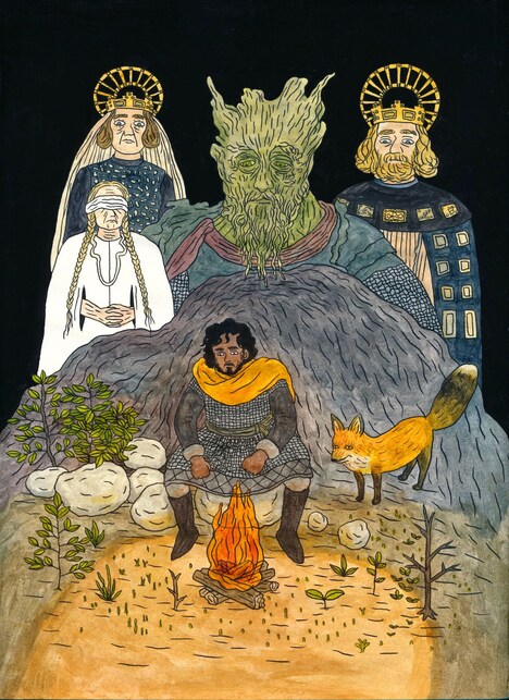 ニヘイサリナによる描き下ろしイラスト。