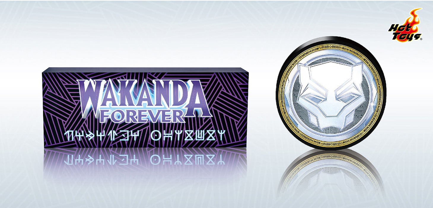 【ホットトイズ・ライトボックス】ワカンダ・フォーエバー / ブラックパンサー・シンボル（税込 各1万5000円）。