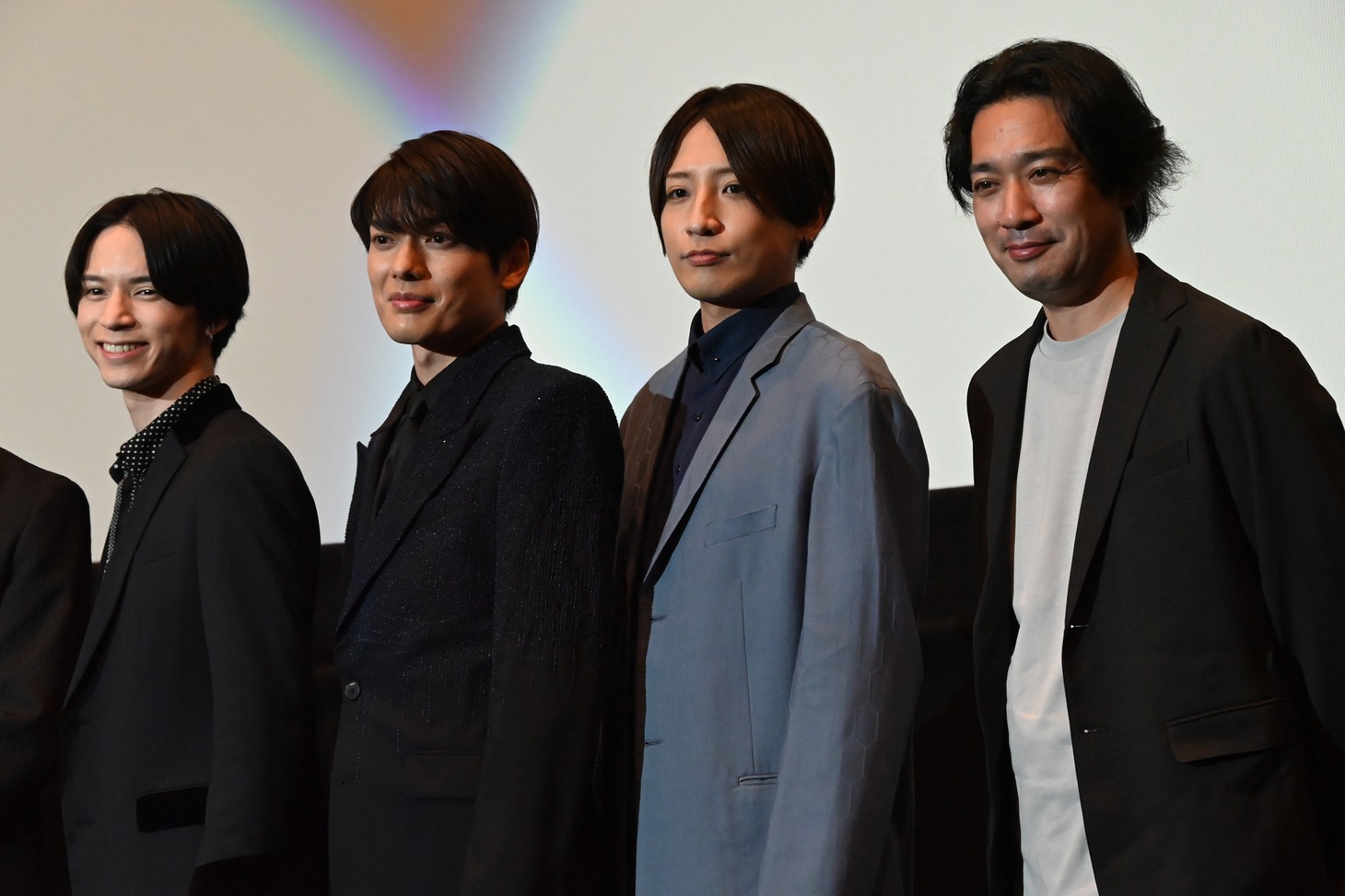 「死神遣いの事件帖 -月花奇譚-」完成披露舞台挨拶の様子。