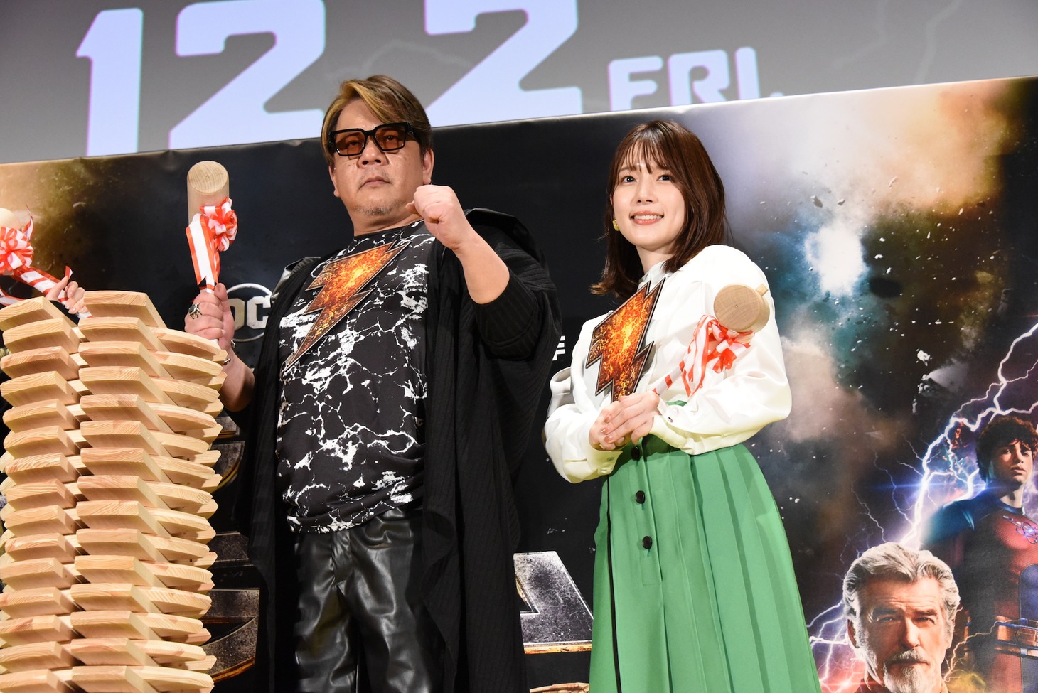 左から楠大典、内田真礼。
