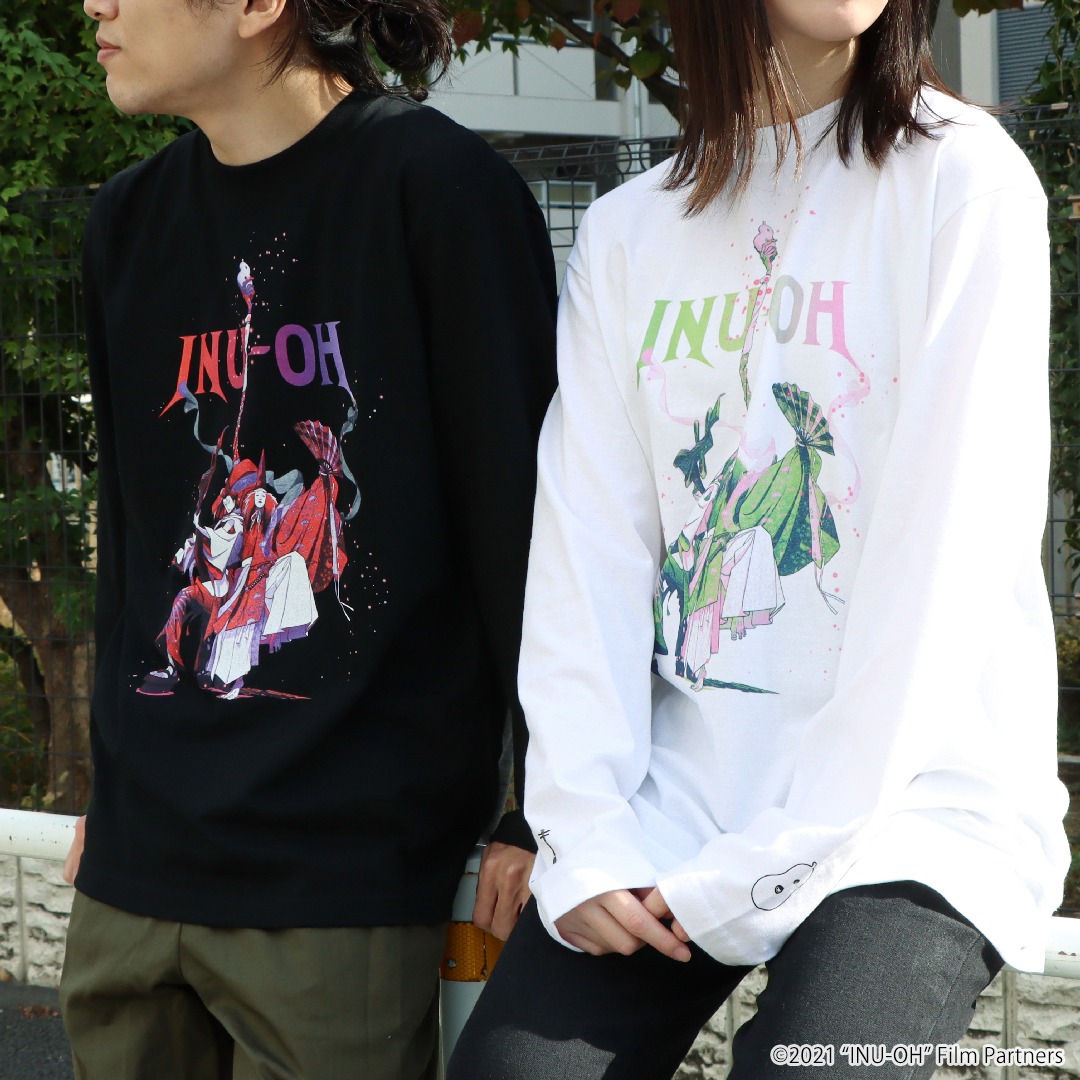 犬王 INU-OH  ロングスリーブTシャツの着用イメージ。