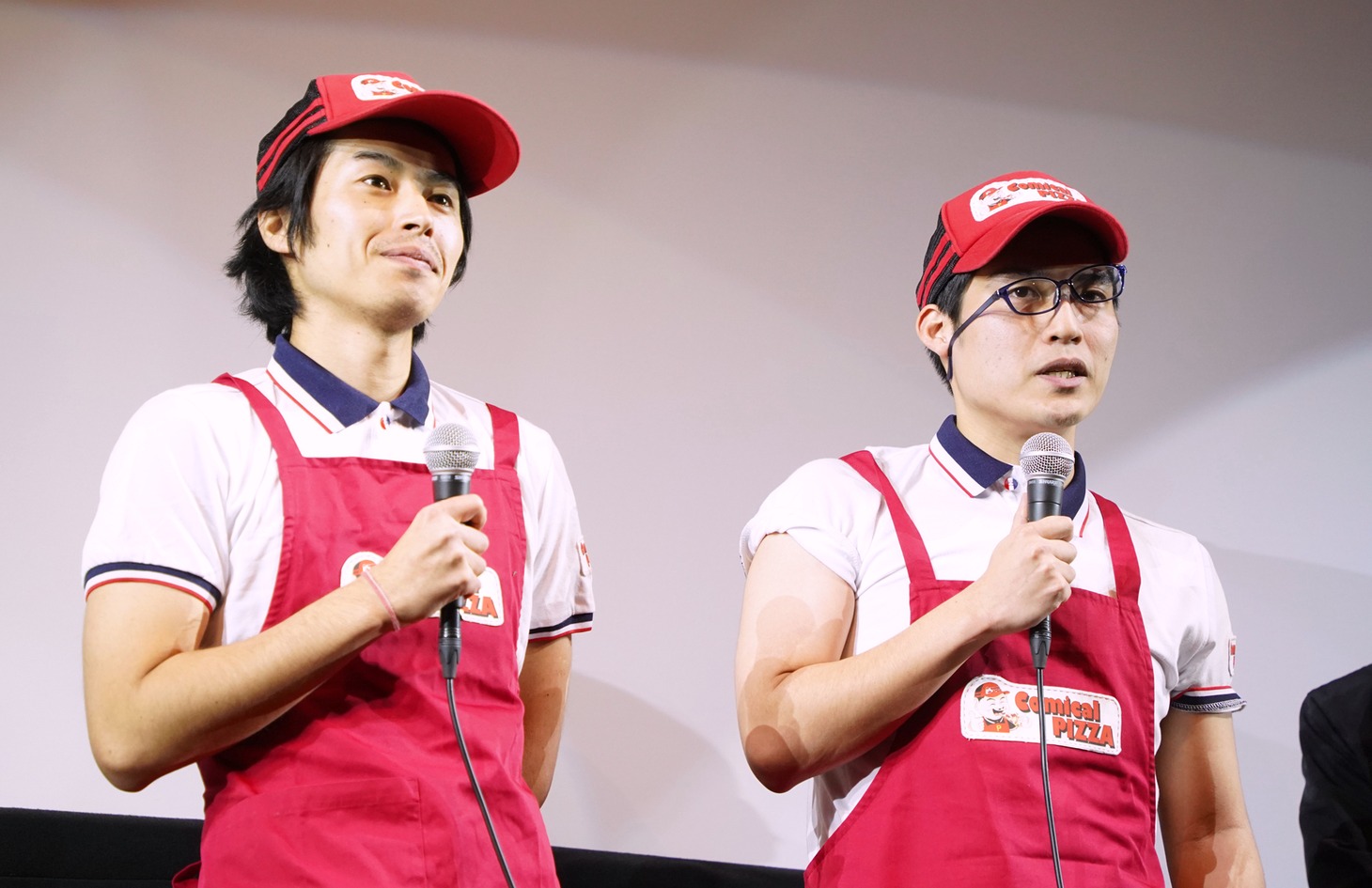 左から黒住尚生、長野こうへい。