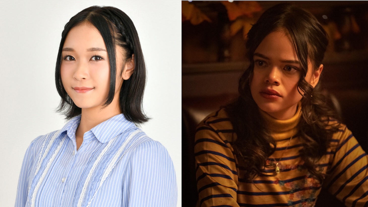 左から廣瀬千夏、マウス・ホンラダ役のマリア・パイルズ。