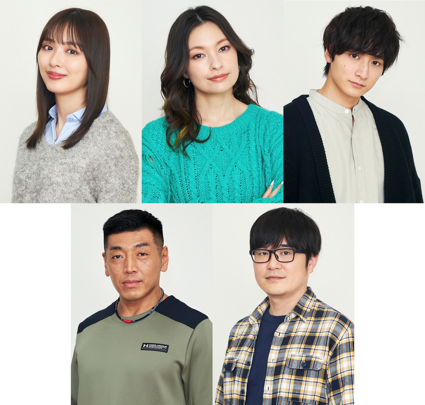 上段左から内田理央、太田莉菜、小関裕太。下段左から後藤剛範、飛永翼。(c)「来世ではちゃんとします3」製作委員会
