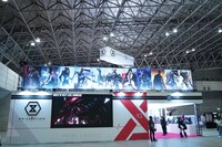 プライム1スタジオの出展ブース。