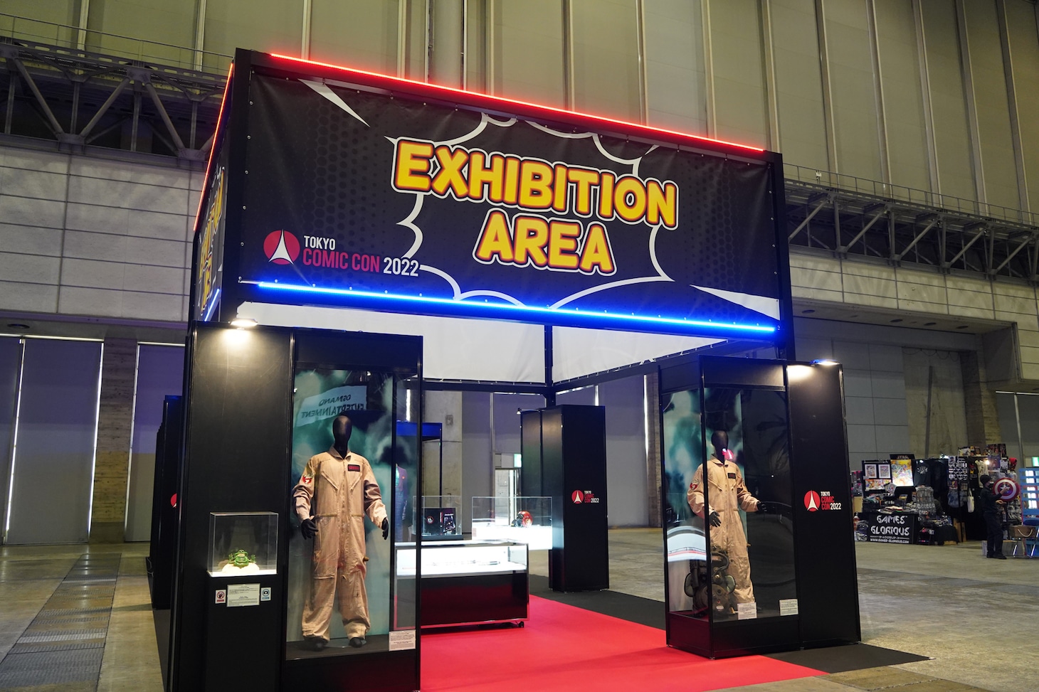 「東京コミコン2022」展示エリアより。