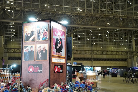 「東京コミコン2022」より、会場に設置されたスタン・リーのメモリアルコーナー。