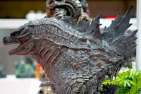 プライム1スタジオ出展ブースより、「ゴジラvsコング」のスタチュー。