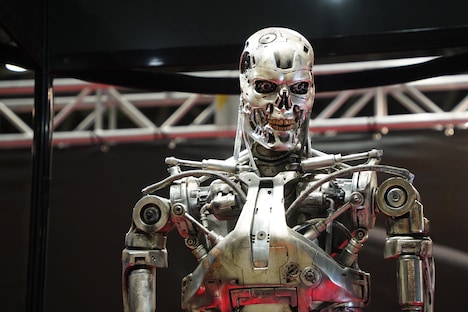 「ターミネーター」よりT-800のエンドスケルトン。