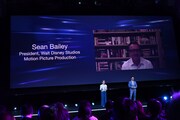 中継で参加したウォルト・ディズニー・スタジオ・モーション・ピクチャー・プロダクションの社長であるショーン・ベイリー。