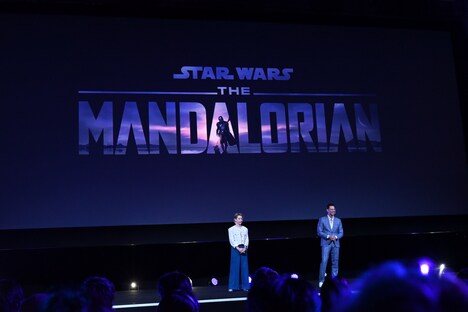 「マンダロリアン」シーズン3紹介の様子。