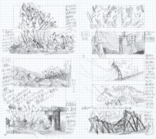 「樋口真嗣特撮野帳 -映像プラン・スケッチ-」中面