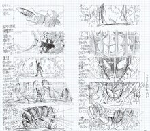 「樋口真嗣特撮野帳 -映像プラン・スケッチ-」中面