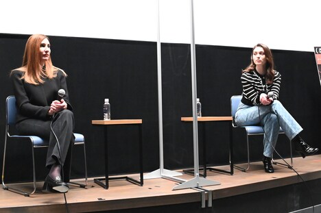 「あのこと」公開記念来日舞台挨拶の様子。