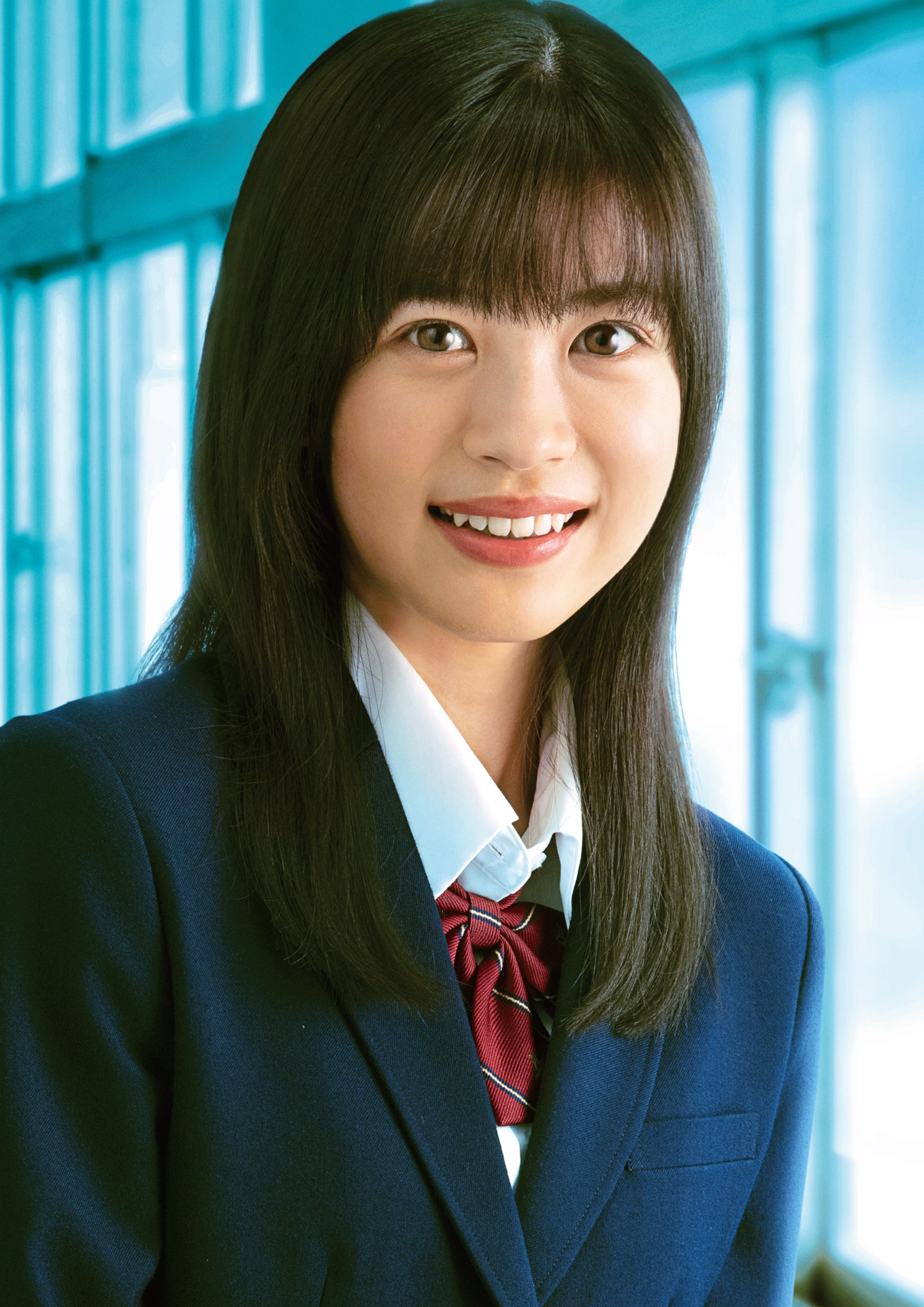 谷村くるみ役の中田青渚。