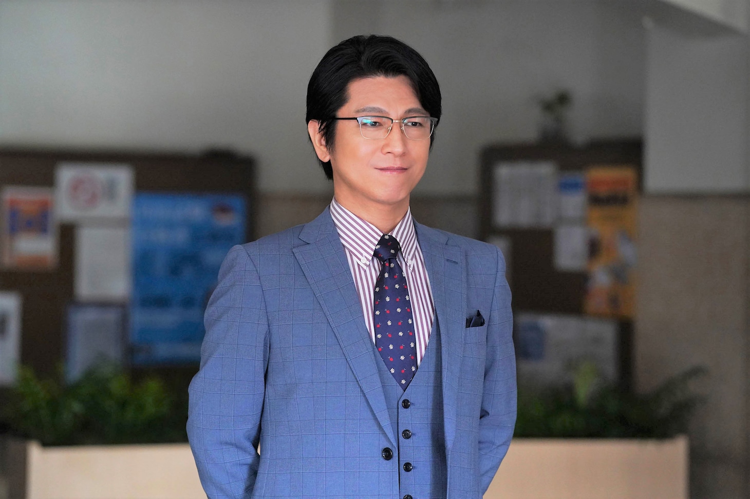 守宮清正役の及川光博。