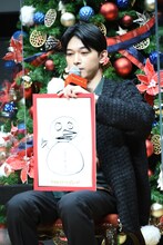 「子供が喜ぶ雪だるま」がお題のイラストを描いた吉沢亮。