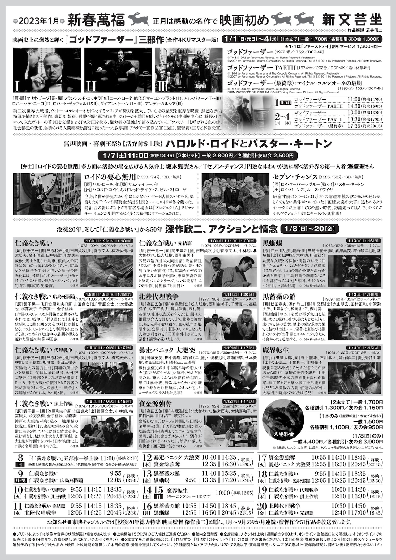 1972年公開『ゴッドファーザー』のチラシ （フェラーリ