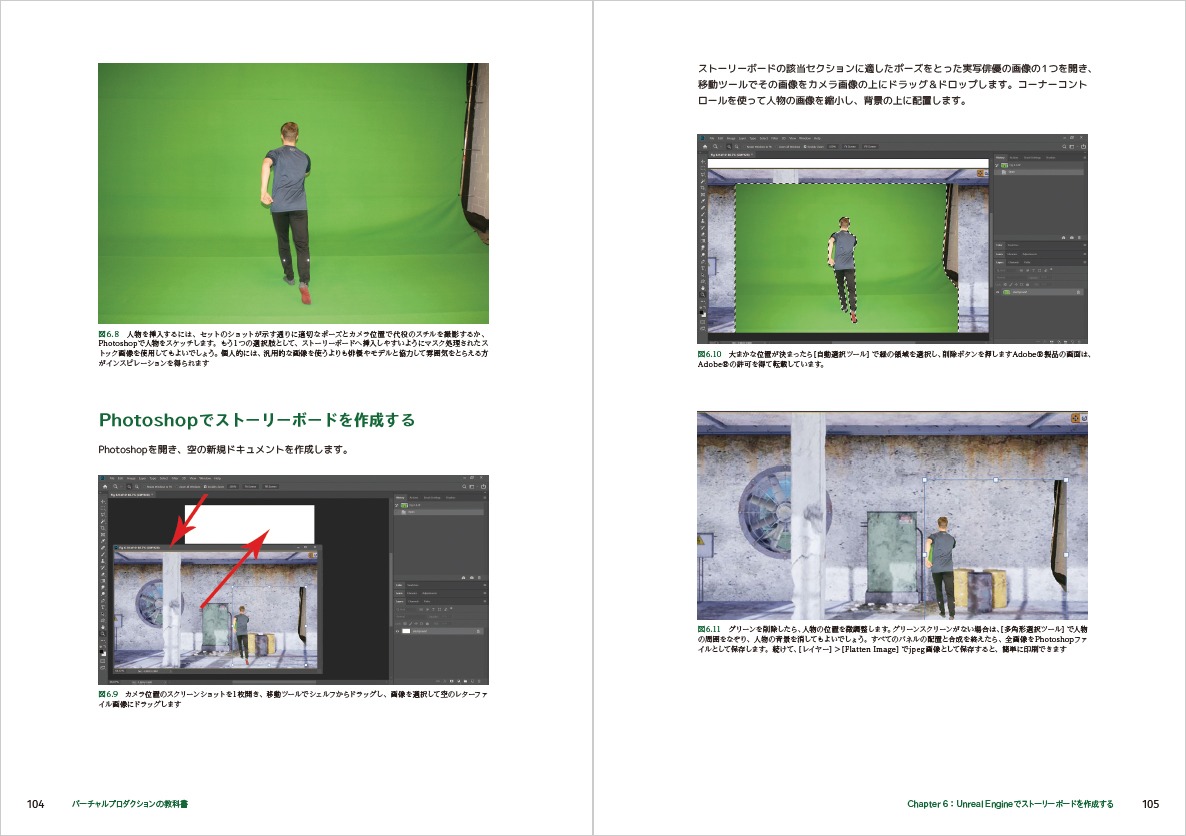 「バーチャルプロダクションの教科書」中面