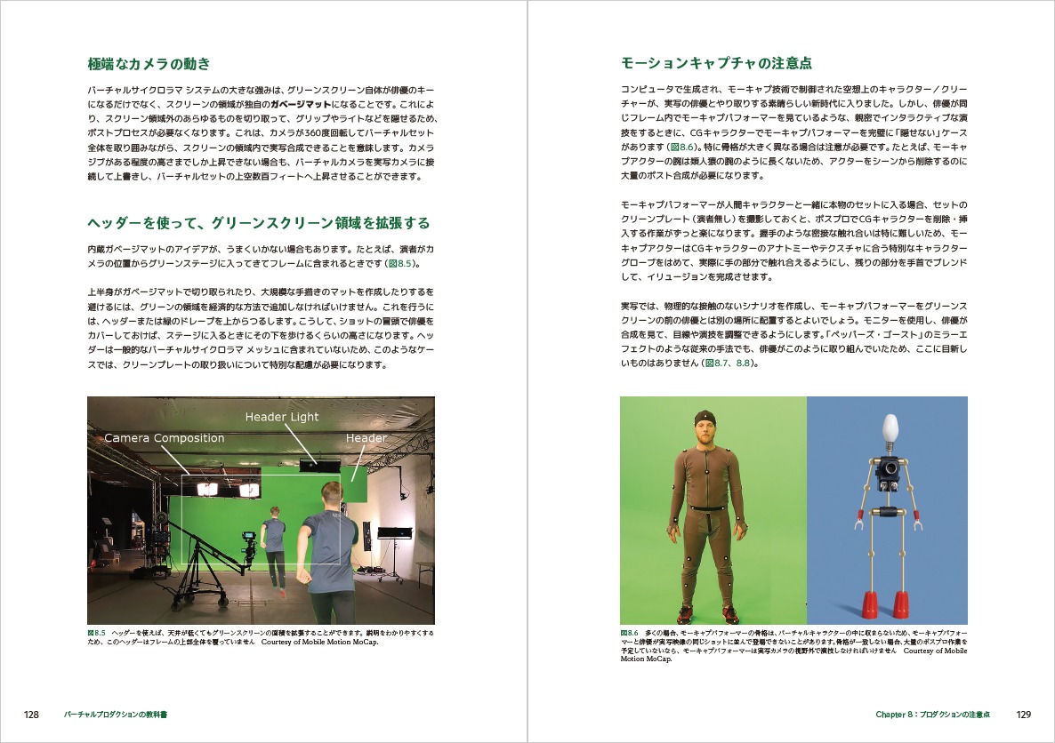 「バーチャルプロダクションの教科書」中面