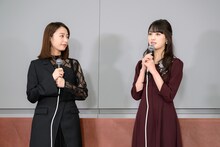 左から宇垣美里、鶴嶋乃愛。