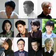 映画「怪物」のスタッフ、キャスト。(c)2023「怪物」製作委員会