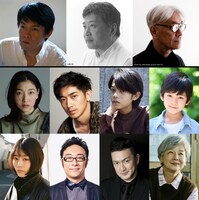 映画「怪物」のスタッフ、キャスト。(c)2023「怪物」製作委員会