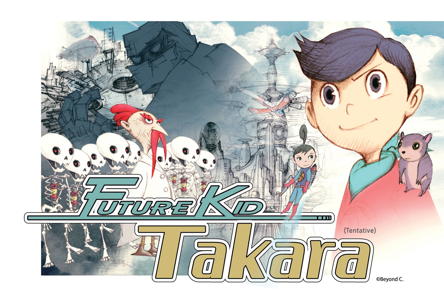 「Future Kid Takara（仮題）」開発中のビジュアル。