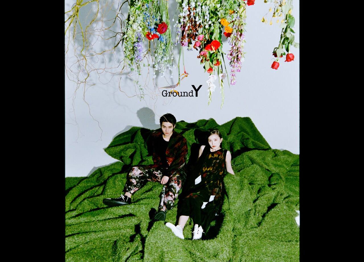 百田夏菜子と藤岡真威人がGround Yの新作モデルに、テーマは百花繚乱