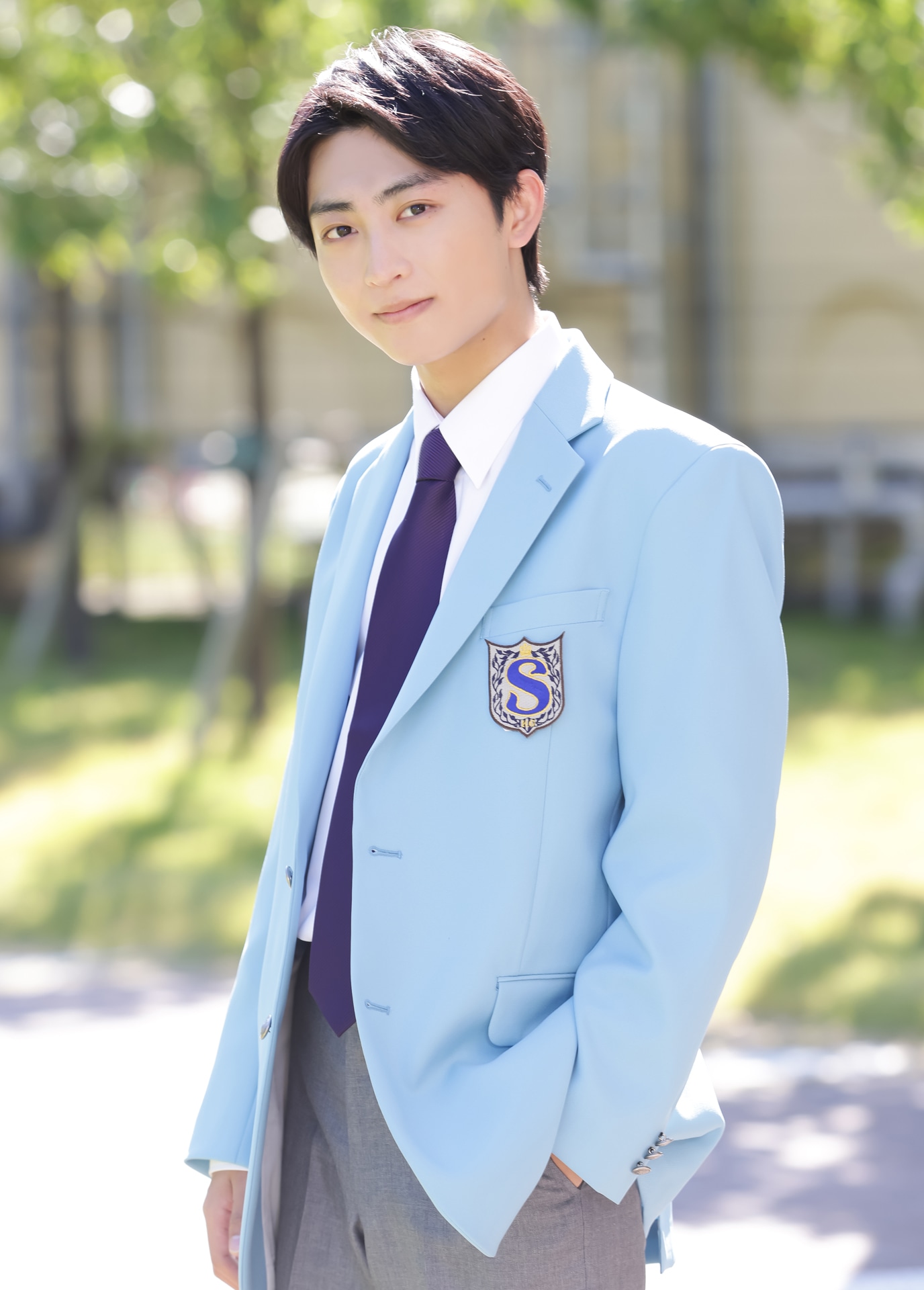 片倉利久役の野口友輔。