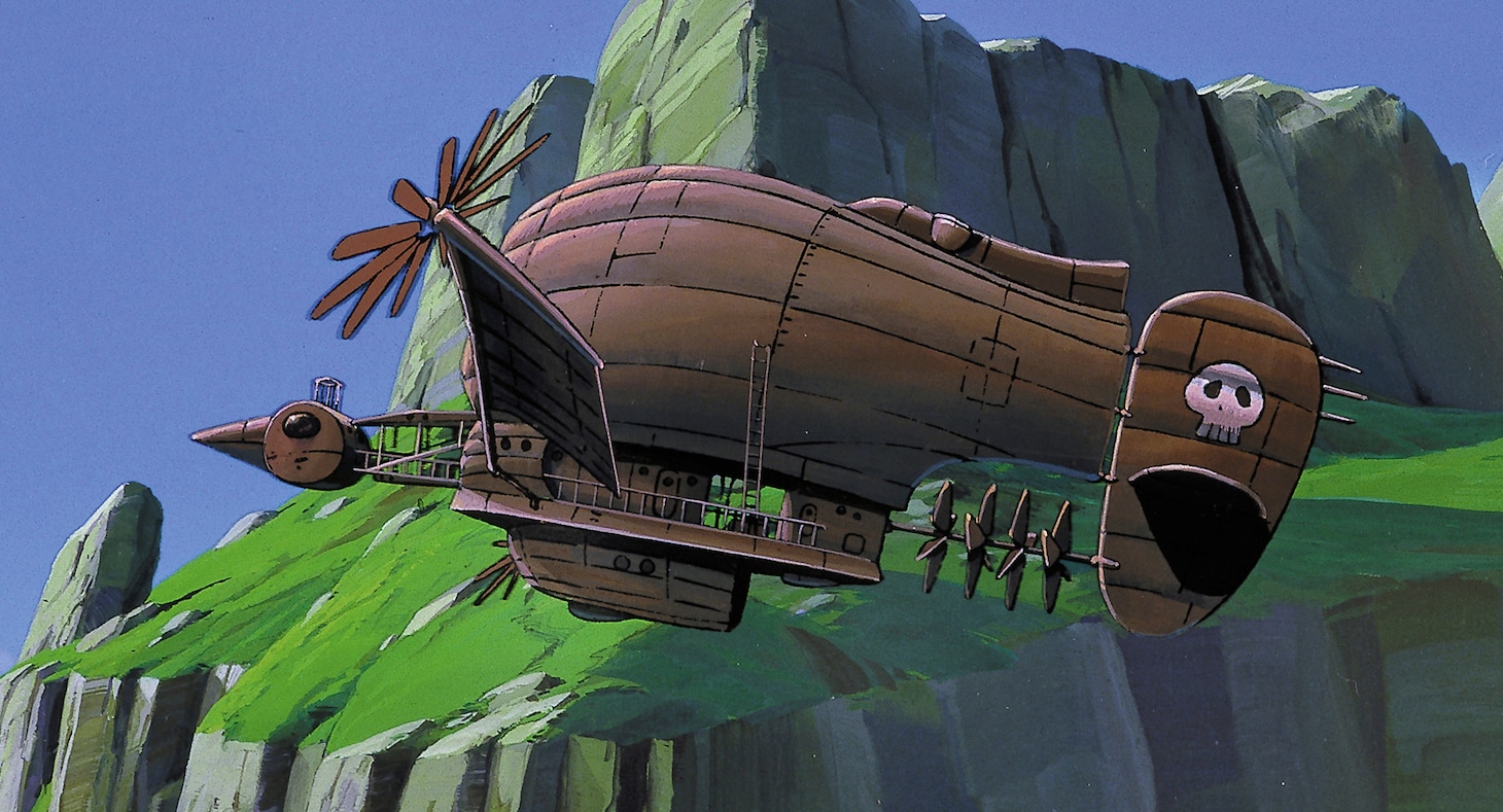「天空の城ラピュタ」より、タイガーモス号。(c)1986 Studio Ghibli