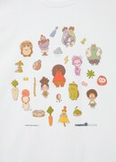 Tシャツ「神々山の仲間たち」表面デザイン