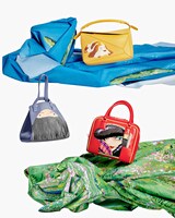 ロエベ×スタジオジブリ「ハウルの動く城」カプセルコレクションより。